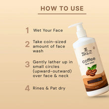 Zequz Coffee Face Wash - (1 Pc / 250 ML) - justgrabit.in | Just Grab It