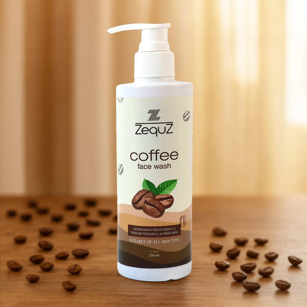 Zequz Coffee Face Wash - (1 Pc / 250 ML) - Justgrabit Inc.
