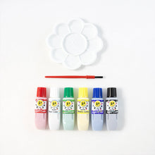 Kids Water Colour Painting Set with Brush & Mixing Palette (1 Set) - justgrabit.in | Just Grab It