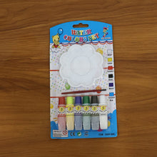 Kids Water Colour Painting Set with Brush & Mixing Palette (1 Set) - justgrabit.in | Just Grab It