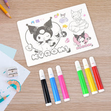 Coloring Book for Kids 6 Sheets with 6 Colorful Markers (1 Set) - justgrabit.in | Just Grab It