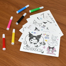 Coloring Book for Kids 6 Sheets with 6 Colorful Markers (1 Set) - justgrabit.in | Just Grab It