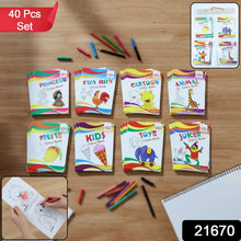Kids Educational Colouring Book Set (40 Pieces Set) - justgrabit.in | Just Grab It