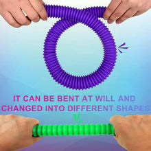 LED Glow Pop Tube Fidget Toy (Mix Color / 1 Pc) - justgrabit.in | Just Grab It