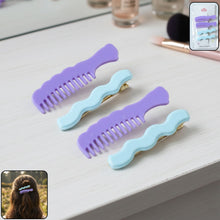 Comb - Shaped Hair Clips Set for Girls & Women – Stylish Hair Pins (4 Pc ) - justgrabit.in | Just Grab It