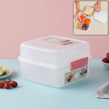 1 Large and 3 Small - Compartment 1400 ML Multipurpose Lunch Box (1400 ML / 1 Pc) - justgrabit.in | Just Grab It