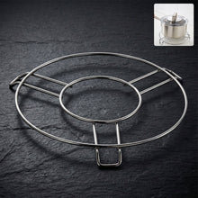 Stainless Steel Round Table Ring Hot Pot Stand (1 Pc) - justgrabit.in | Just Grab It