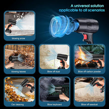 High - Power Cordless Leaf Blower Fan with Rechargeable Battery (1 Pc) - justgrabit.in | Just Grab It