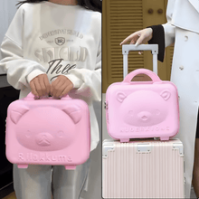 3 - Digit Number Lock Kids Bear - Shaped Hard Shell Storage Carry Case with Handle - justgrabit.in | Just Grab It