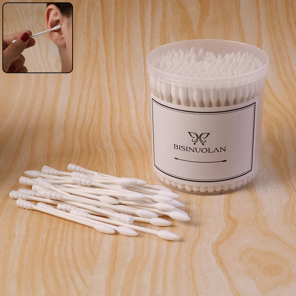 Cotton Ear Buds Set (200 Pc) - justgrabit.in | Just Grab It