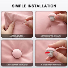 Soft Duvet Button Clip for Bedding & Curtains (1 Pc) - justgrabit.in | Just Grab It
