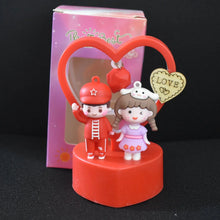 Cute Romantic Couple Love Showpiece with Heart Frame (1 Pc) - Justgrabit Inc.