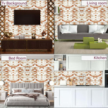 Wallpaper 3D Foam Wallpaper Sticker Panels (78 x 70 Cm / 1 Pc) - justgrabit.in | Just Grab It