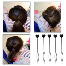 Heart - Shaped Hairpin Set (2 Pcs) - justgrabit.in | Just Grab It