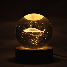 Fish 3D Crystal Ball lamps With Base (1 Pc) - justgrabit.in | Just Grab It