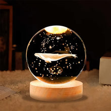 Fish 3D Crystal Ball lamps With Base (1 Pc) - justgrabit.in | Just Grab It