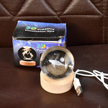Fish 3D Crystal Ball lamps With Base (1 Pc) - justgrabit.in | Just Grab It