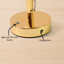 Luxury Golden Leaf Design Crystal Table Lamp (1 Pc) - justgrabit.in | Just Grab It
