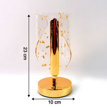 Luxury Golden Leaf Design Crystal Table Lamp (1 Pc) - justgrabit.in | Just Grab It