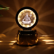 Mahadev 3D Crystal Ball Night Light (1 Pc) - justgrabit.in | Just Grab It