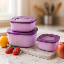 Premium 3 Piece Food Storage Container Set - justgrabit.in | Just Grab It
