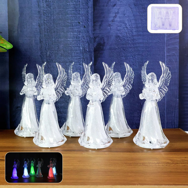 LED Angel Decorative Lights (6 Pc / Set) - justgrabit.in | Just Grab It