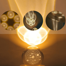 3D Crystal Ball Night Lamp (1 PC) - justgrabit.in | Just Grab It
