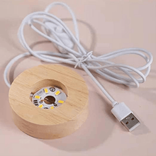 3D Crystal Ball Night Lamp (1 PC) - justgrabit.in | Just Grab It