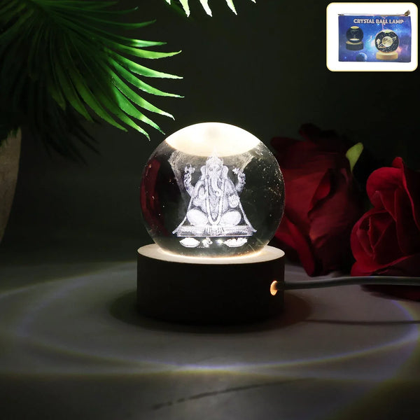 3D Crystal Ball lamps for Bedroom 3D Lamps for Home Decoration 3D Crystal Ball Night Light Gifts for Women Gifts for Men Room Decor Items for Bedroom for Friend and Family (1 Pc) - justgrabit.in | Just Grab It