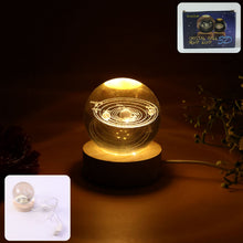 3D Crystal Ball Night Lamp (1 PC) - justgrabit.in | Just Grab It