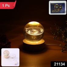 3D Crystal Ball Night Lamp (1 PC) - justgrabit.in | Just Grab It