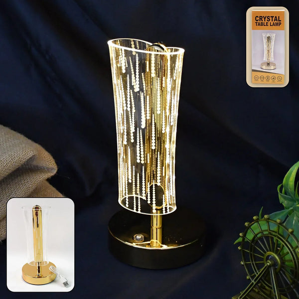 Luxury Crystal Table Lamp (1 Pc) - justgrabit.in | Just Grab It