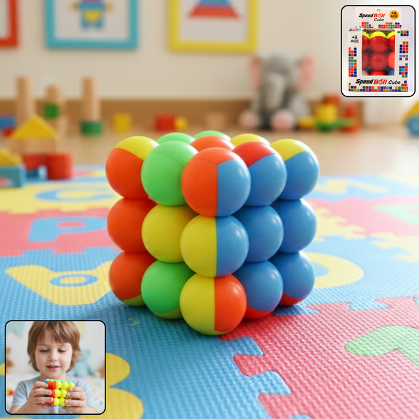 Speed Ball Cube Toy – Colorful Puzzle Cube - justgrabit.in | Just Grab It