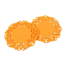 Heat - Resistant Decorative Hot Mat & Cup Coaster Set (10 cm, 2 Pc Set) - justgrabit.in | Just Grab It