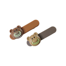Cute Bear Face Decorative Hair Clips Set (4 Pc) - justgrabit.in | Just Grab It