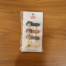Cute Bear Face Decorative Hair Clips Set (4 Pc) - justgrabit.in | Just Grab It