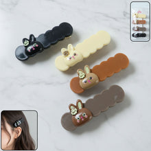 Cute Bunny Cartoon Decorative Hair Clips Set (4 Pc) - justgrabit.in | Just Grab It
