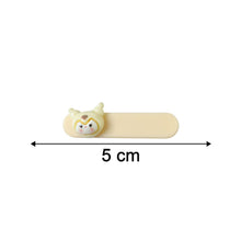 Cute Cartoon Animal Face Decorative Hair Clips (4 Pc) - justgrabit.in | Just Grab It