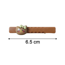 Cute Cartoon Cat Design Hair Clips Set (4 Pc) - justgrabit.in | Just Grab It