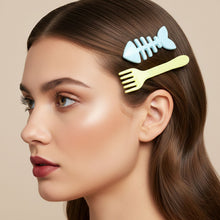 Cute Food Shape Hair Clip Set (4 Pc) - justgrabit.in | Just Grab It