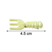 Cute Mini Fork Shaped Hair Clips Set for Girls and Women (4 Pc) - justgrabit.in | Just Grab It
