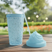Cute Ice Cream Swirl Design Tumbler Sipper Bottle (500 ML, 1 Pc) - justgrabit.in | Just Grab It