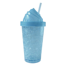 Cute Ice Cream Swirl Design Tumbler Sipper Bottle (500 ML, 1 Pc) - justgrabit.in | Just Grab It