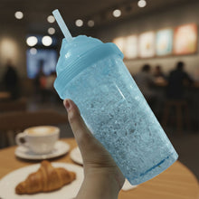 Cute Ice Cream Swirl Design Tumbler Sipper Bottle (500 ML, 1 Pc) - justgrabit.in | Just Grab It