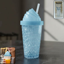 Cute Ice Cream Swirl Design Tumbler Sipper Bottle (500 ML, 1 Pc) - justgrabit.in | Just Grab It