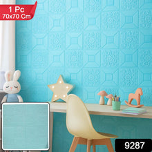 Wallpaper 3D Foam Wallpaper Sticker Panels (70 x 70 Cm / 1 Pc) - justgrabit.in | Just Grab It