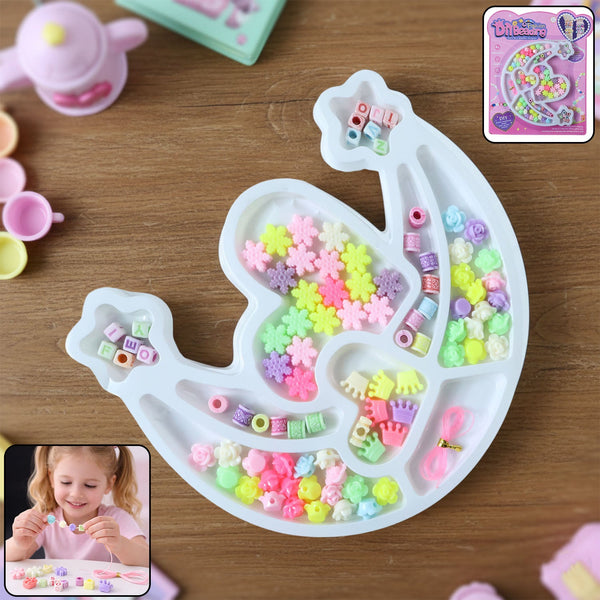 DIY Fashion Beading Jewellery Making Kit (1 Set) - justgrabit.in | Just Grab It