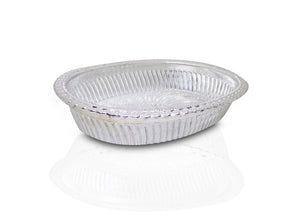 Multipurpose Royal Design Oval Silver Gift Tray - Justgrabit Inc.
