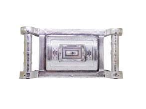 Multipurpose 4 Section Royal Design Silver Storage / Gift Box - Justgrabit Inc.