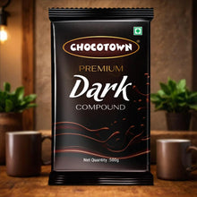 Dark Compound 500gm | Chocotown Dark Choco Slab - justgrabit.in | Just Grab It